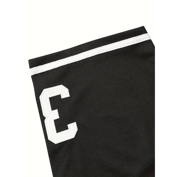 Sandlot Baseball Jersey Benny The Jet Rodriguez #30 Black Stitched - Picture 5 of 6